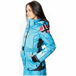 Geographical Norway BlousonSki Woupala Vestes Couleur Turquoise -Geographical Norway Soldes 1050221 500 B
