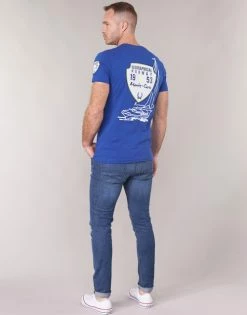 Geographical Norway JARO T-shirts & Polos Couleur Bleu -Geographical Norway Soldes 10953917 500 C