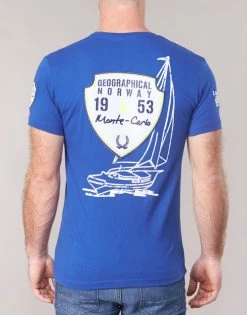 Geographical Norway JARO T-shirts & Polos Couleur Bleu -Geographical Norway Soldes 10953917 500 E