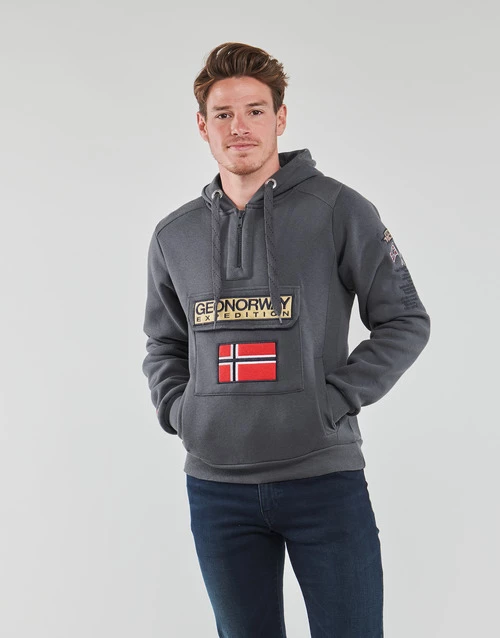 Geographical Norway GYMCLASS Sweats & Polaires Couleur Gris 3 Geographical Norway GYMCLASS Sweats & Polaires Couleur Gris