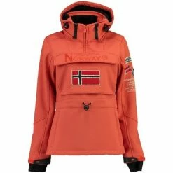 Geographical Norway Softshell Femme Topale Sweats & Polaires Couleur Orange