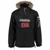 Geographical Norway Parka Homme Boomerang Manteaux Couleur Noir -Geographical Norway Soldes 10990352 500 A