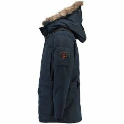 Geographical Norway Parka Homme Ametyste Manteaux Couleur Bleu -Geographical Norway Soldes 11074224 500 B