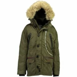 Geographical Norway Parka Homme Carnaval Manteaux Couleur Kaki