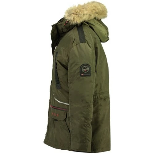 Geographical Norway Parka Homme Carnaval Manteaux Couleur Kaki 4 Geographical Norway Parka Homme Carnaval Manteaux Couleur Kaki – Image 2