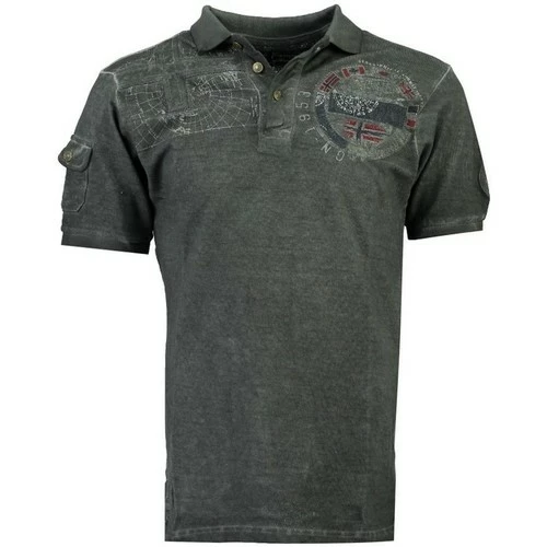Geographical Norway Polo Homme Kinflat T-shirts & Polos Couleur Gris 3 Geographical Norway Polo Homme Kinflat T-shirts & Polos Couleur Gris