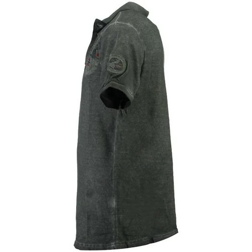 Geographical Norway Polo Homme Kinflat T-shirts & Polos Couleur Gris 4 Geographical Norway Polo Homme Kinflat T-shirts & Polos Couleur Gris – Image 2