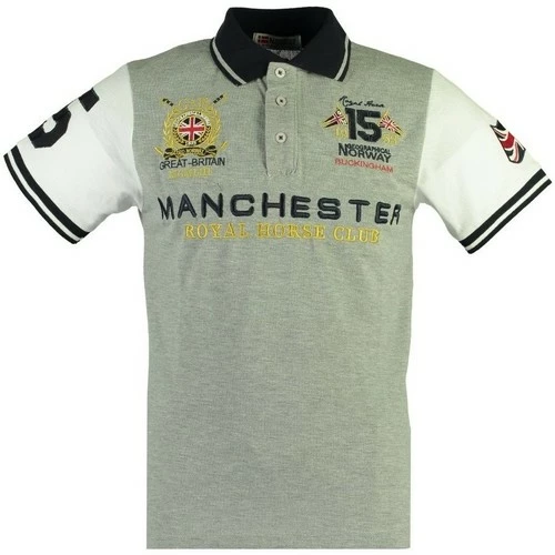Geographical Norway Polo Homme Kingston New T-shirts & Polos Couleur Gris 3 Geographical Norway Polo Homme Kingston New T-shirts & Polos Couleur Gris