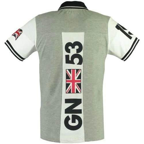 Geographical Norway Polo Homme Kingston New T-shirts & Polos Couleur Gris 5 Geographical Norway Polo Homme Kingston New T-shirts & Polos Couleur Gris – Image 3