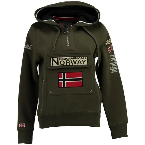 Geographical Norway Sweat Homme Gymclass New Sweats & Polaires Couleur Kaki 3 Geographical Norway Sweat Homme Gymclass New Sweats & Polaires Couleur Kaki