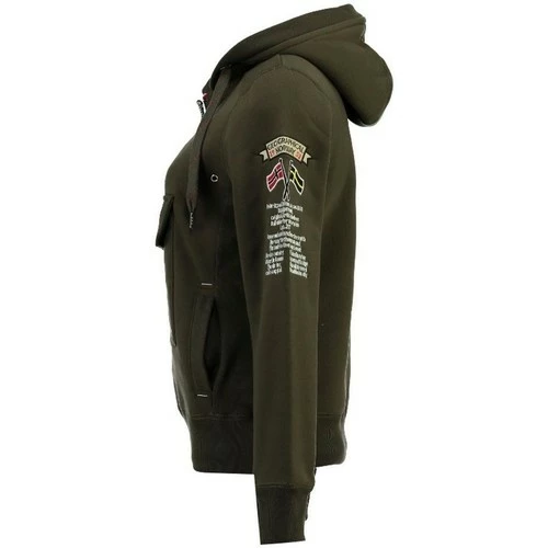 Geographical Norway Sweat Homme Gymclass New Sweats & Polaires Couleur Kaki 4 Geographical Norway Sweat Homme Gymclass New Sweats & Polaires Couleur Kaki – Image 2