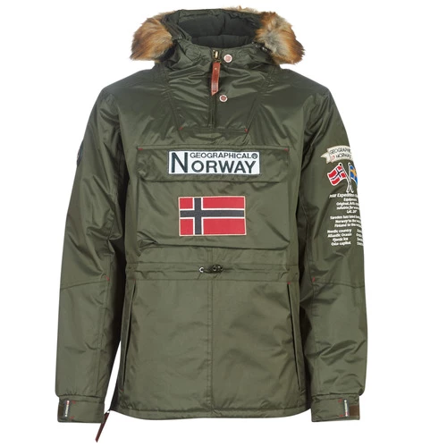 Geographical Norway BARMAN-KAKI Manteaux Couleur Kaki 3 Geographical Norway BARMAN-KAKI Manteaux Couleur Kaki