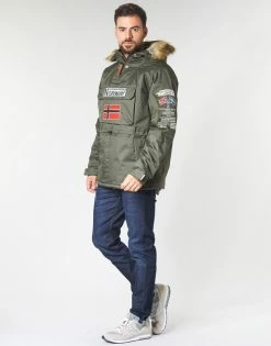 Geographical Norway BARMAN-KAKI Manteaux Couleur Kaki 9 Geographical Norway BARMAN-KAKI Manteaux Couleur Kaki -Geographical Norway Soldes 15650906 500 C