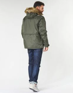 Geographical Norway BARMAN-KAKI Manteaux Couleur Kaki 10 Geographical Norway BARMAN-KAKI Manteaux Couleur Kaki -Geographical Norway Soldes 15650906 500 D