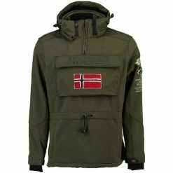Geographical Norway Softshell Homme Terreaux Sweats & Polaires Couleur Kaki