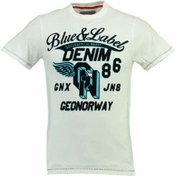 Geographical Norway T-Shirt manches courtes Coton JACTIVE ss MEN T-shirts & Polos Couleur blanc