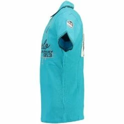 Geographical Norway Polo manches courtes Coton KATCHE ss MEN T-shirts & Polos Couleur bleu -Geographical Norway Soldes 16047826 500 B