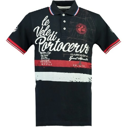Geographical Norway Polo manches courtes Coton KINGSLEY ss MEN T-shirts & Polos Couleur bleu 3 Geographical Norway Polo manches courtes Coton KINGSLEY ss MEN T-shirts & Polos Couleur bleu