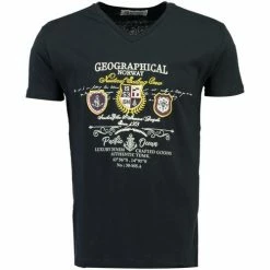 Geographical Norway T-Shirt manches courtes Coton JIVISION ss MEN T-shirts & Polos Couleur bleu