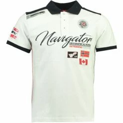Geographical Norway Polo manches courtes Coton KOKAÏ ss MEN T-shirts & Polos Couleur blanc