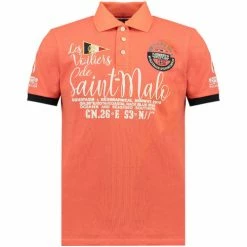Geographical Norway Polo manches courtes KALO T-shirts & Polos Couleur orange