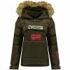 Geographical Norway Doudoune Femme Belancolie Manteaux Couleur Kaki