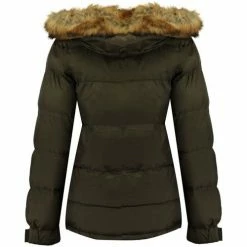 Geographical Norway Doudoune Femme Belancolie Manteaux Couleur Kaki -Geographical Norway Soldes 16506124 500 C