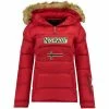 Geographical Norway Doudoune Femme Belancolie Manteaux Couleur Rouge -Geographical Norway Soldes 16506125 500 A