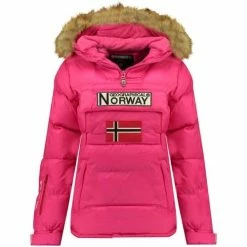 Geographical Norway Doudoune Femme Belancolie Manteaux Couleur Rose
