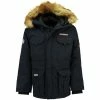 Geographical Norway Parka Homme Bottle Manteaux Couleur Bleu -Geographical Norway Soldes 16511950 500 A