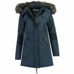 Geographical Norway Parka Femme Coraly Manteaux Couleur Bleu