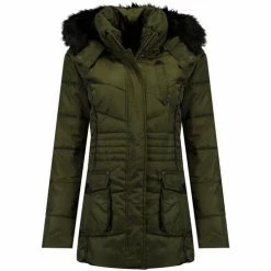 Geographical Norway Doudoune Femme Bouvar Manteaux Couleur Kaki