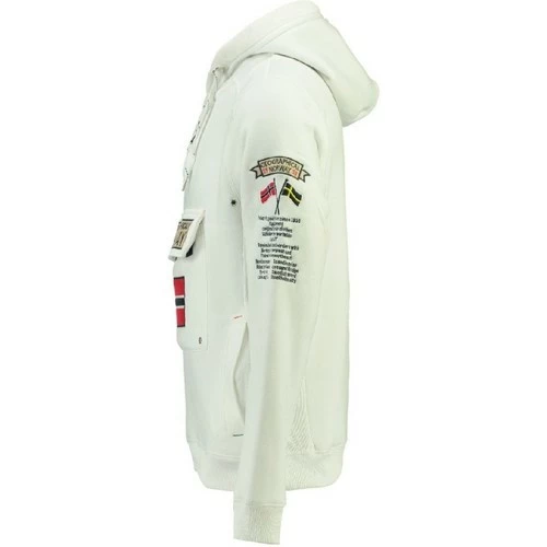 Geographical Norway Sweat Homme Gymclass New B Sweats & Polaires Couleur Blanc 4 Geographical Norway Sweat Homme Gymclass New B Sweats & Polaires Couleur Blanc – Image 2