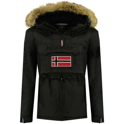 Geographical Norway Parka Homme Barbier New Manteaux Couleur Noir 3 Geographical Norway Parka Homme Barbier New Manteaux Couleur Noir