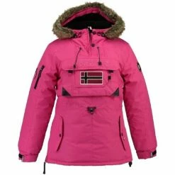 Geographical Norway Parka Femme Bulle New Manteaux Couleur Rose