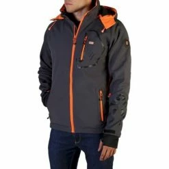 Geographical Norway Tranco-man-dgrey-orange Vestes Couleur Orange