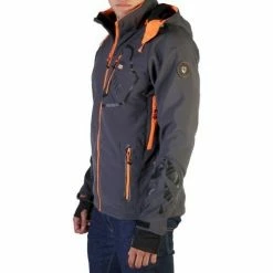 Geographical Norway Tranco-man-dgrey-orange Vestes Couleur Orange -Geographical Norway Soldes 16560005 500 C