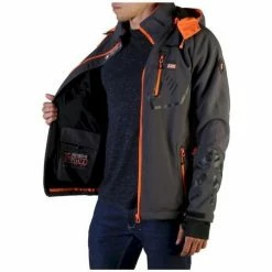 Geographical Norway Tranco-man-dgrey-orange Vestes Couleur Orange -Geographical Norway Soldes 16560005 500 D
