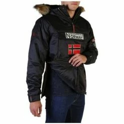Geographical Norway Barman-man-black Vestes Couleur Noir -Geographical Norway Soldes 16560016 500 E