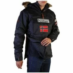 Geographical Norway Barman-man-navy Vestes Couleur Marine -Geographical Norway Soldes 16560026 500 E