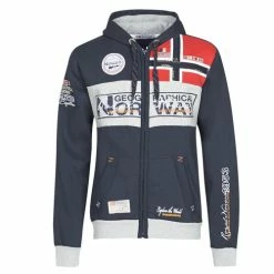 Geographical Norway FLYER Sweats & Polaires Couleur Marine -Geographical Norway Soldes 16664384 500 A