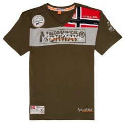 Geographical Norway JIDNEY T-shirts & Polos Couleur Kaki