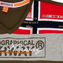 Geographical Norway JIDNEY T-shirts & Polos Couleur Kaki 7 Geographical Norway JIDNEY T-shirts & Polos Couleur Kaki -Geographical Norway Soldes 16669795 500 C