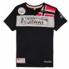 Geographical Norway JIDNEY T-shirts & Polos Couleur Noir -Geographical Norway Soldes 16669796 500 A