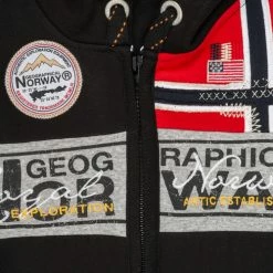 Geographical Norway FLYER Sweats & Polaires Couleur Noir -Geographical Norway Soldes 16669801 500 C