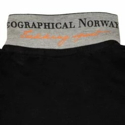 Geographical Norway KIDNEY T-shirts & Polos Couleur Noir -Geographical Norway Soldes 16669805 500 D