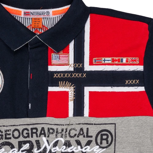 Geographical Norway KIDNEY T-shirts & Polos Couleur Marine 5 Geographical Norway KIDNEY T-shirts & Polos Couleur Marine – Image 3