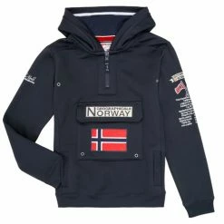Geographical Norway GYMCLASS Sweats & Polaires Couleur Marine