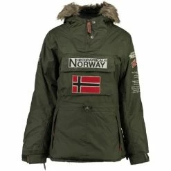 Geographical Norway Parka Enfant Bridget New Manteaux Couleur Kaki