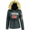 Geographical Norway Parka Enfant Bridget New Manteaux Couleur Bleu